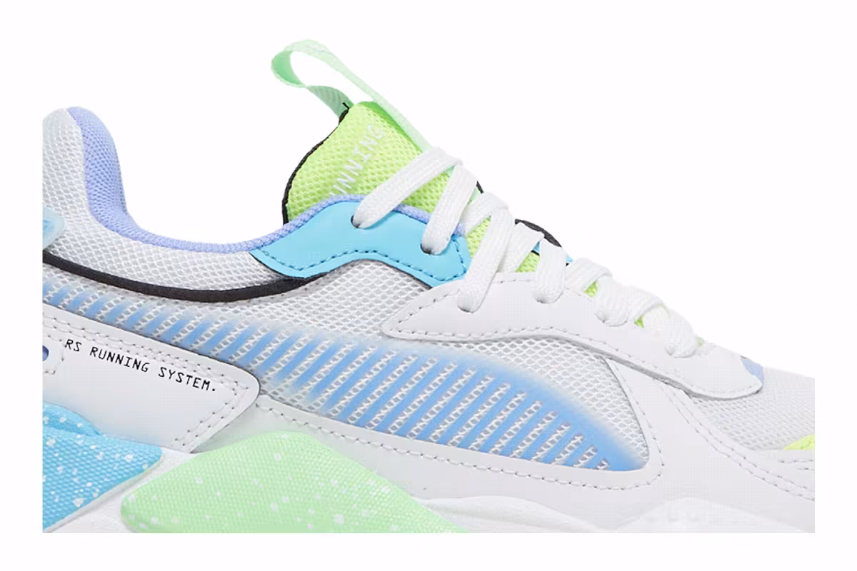 Puma RS-X Big Kid Airbrush - Elektro Green, view 3