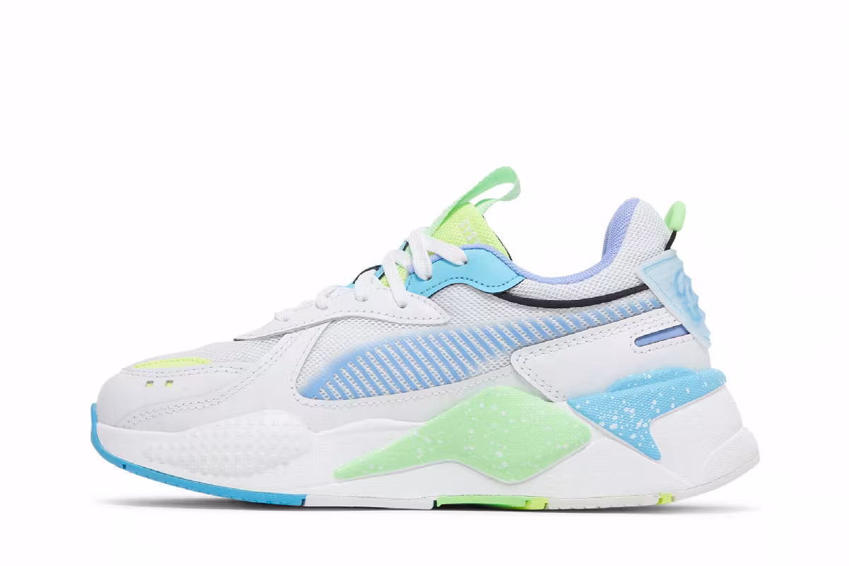 Puma RS-X Big Kid Airbrush - Elektro Green, view 4