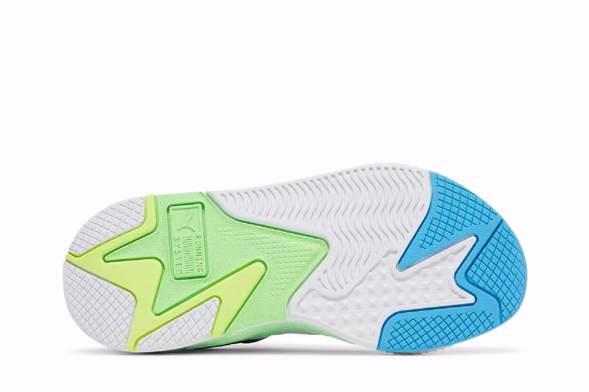 Puma RS-X Big Kid Airbrush - Elektro Green, view 5