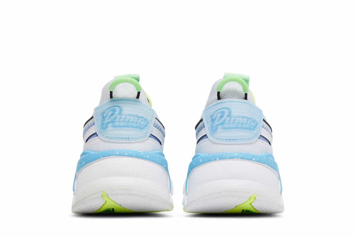 Puma RS-X Big Kid Airbrush - Elektro Green, view 7