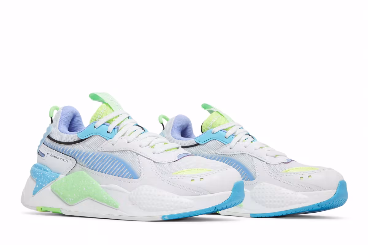 Puma RS-X Big Kid Airbrush - Elektro Green, view 9