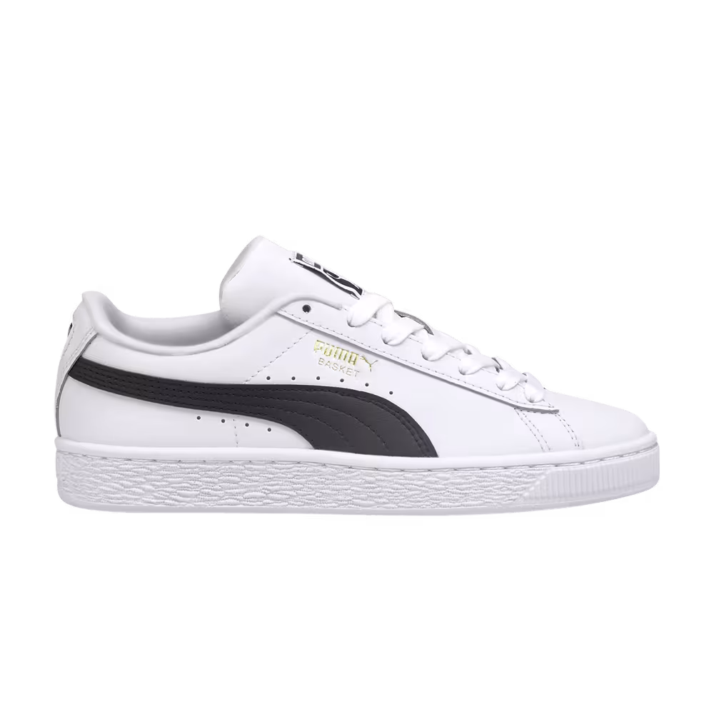 Puma Basket Classic 21 Jr White Black