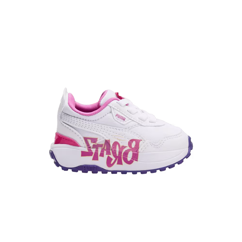 Bratz x Puma Cruise Rider Little Infant White Spring Crocus