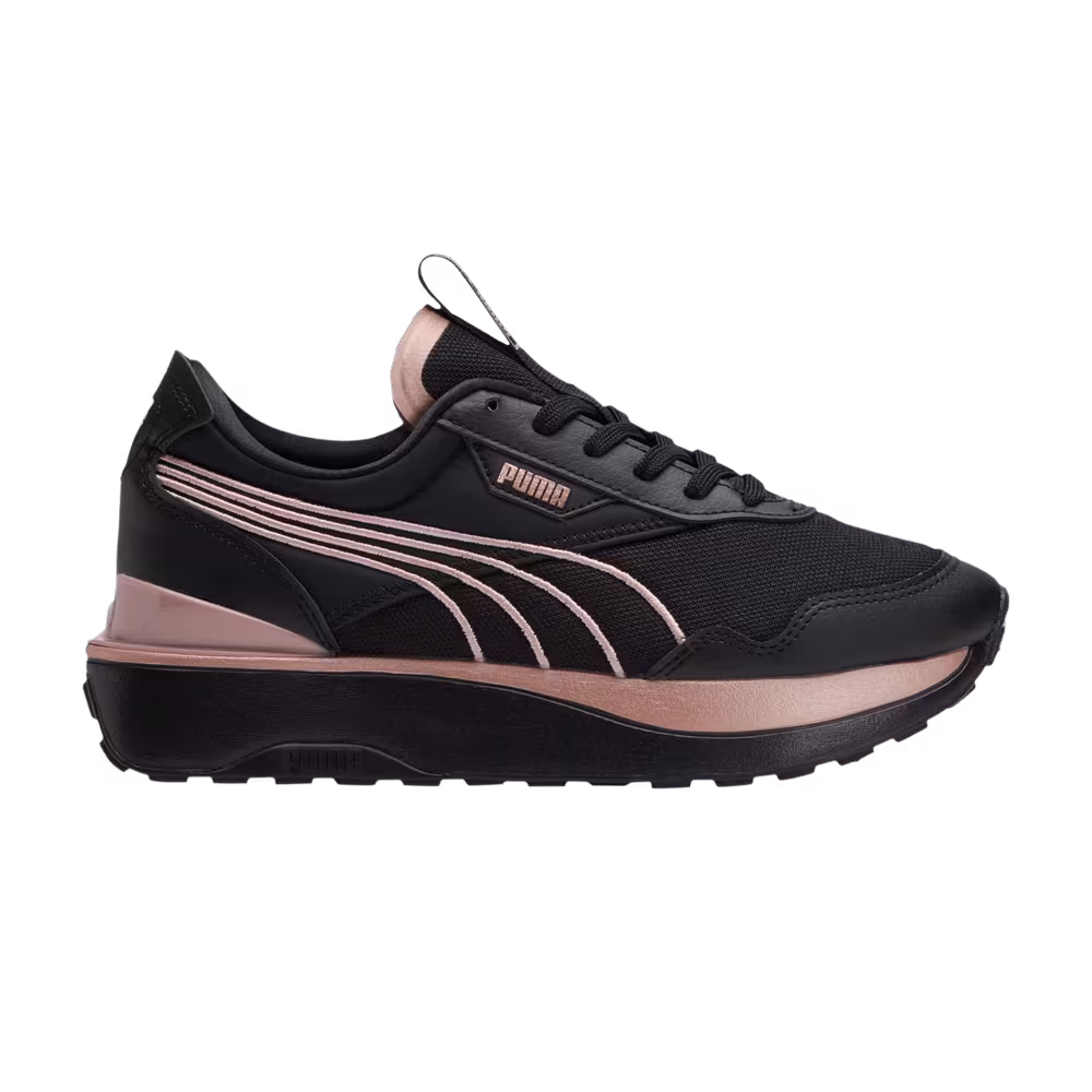Puma Women's Cruise Rider Metal Black Rose Gold