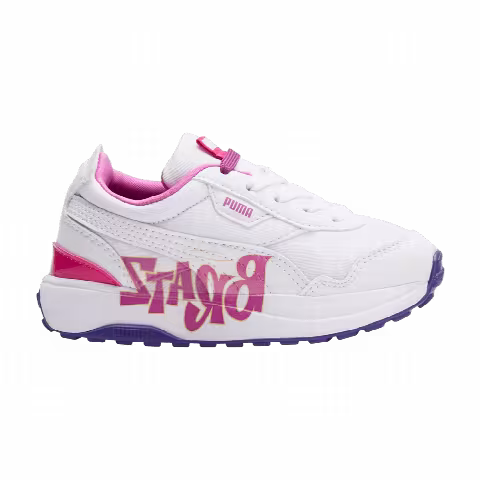 Bratz x Puma Cruise Rider Little Kid 'White Spring Crocus'