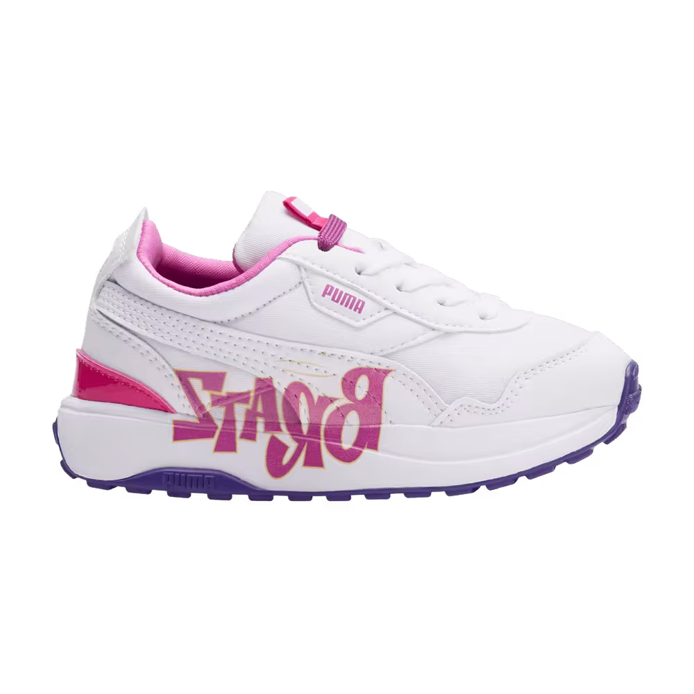 Bratz x Puma Cruise Rider Little Kid White Spring Crocus