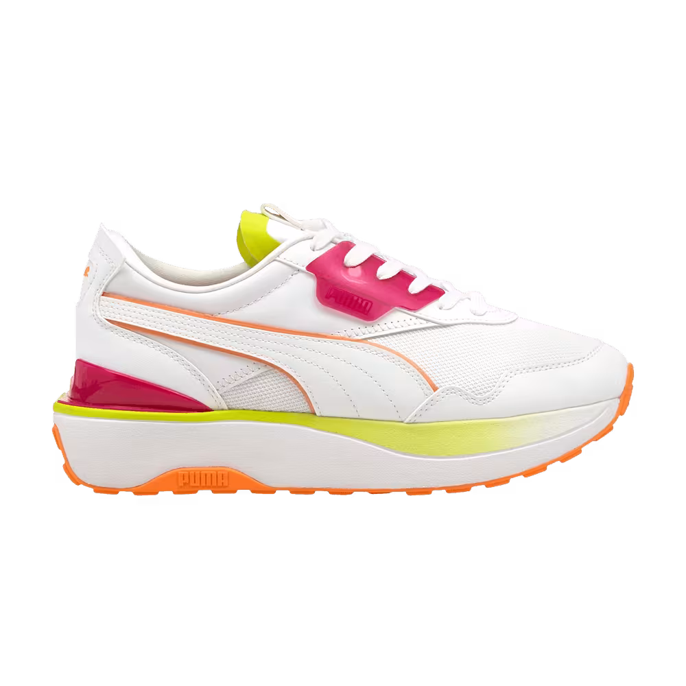 Puma Women's Cruise Rider City Lights - White Beetroot Purple