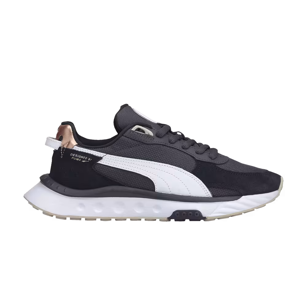 Puma Women's Wild Rider Soft Metal - Ebony Black