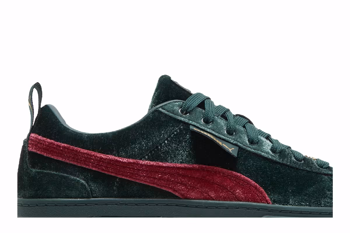 Puma Women's Mayze Velvet - Green Gables Tibetan Red, view 3