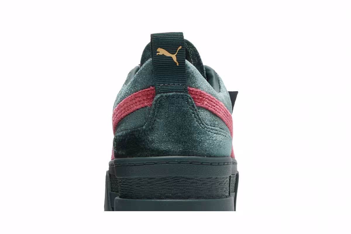 Puma Women's Mayze Velvet - Green Gables Tibetan Red, view 8