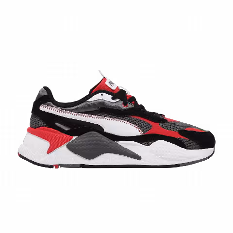 Puma RS-X3 Twill Jr 'Castlerock Poppy Red'