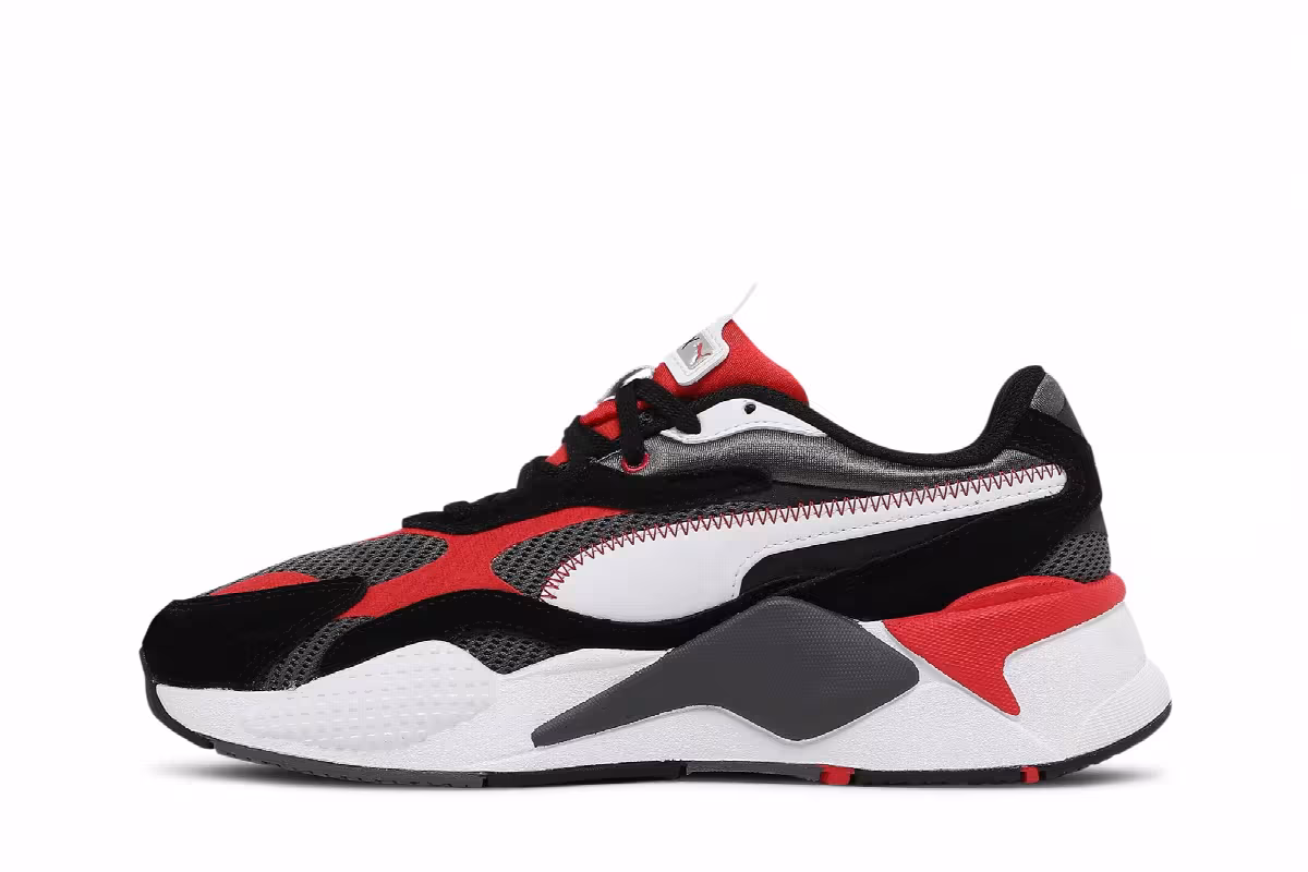 Puma RS-X3 Twill Jr Castlerock Poppy Red, view 4
