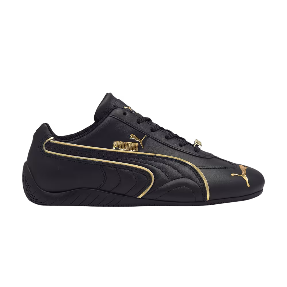 Puma Women's Speedcat LS Black Team Gold