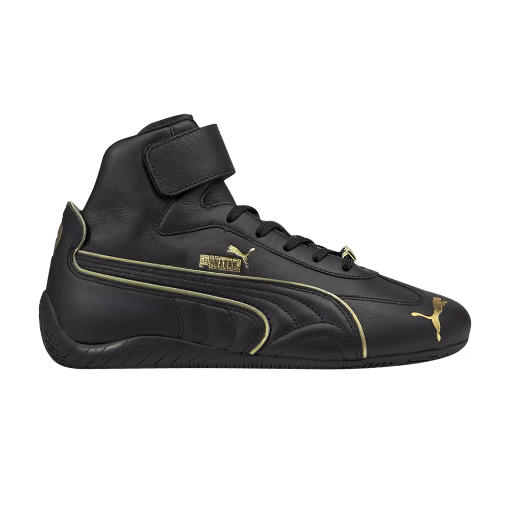 Puma Women's Speedcat Mid LS Black Team Gold