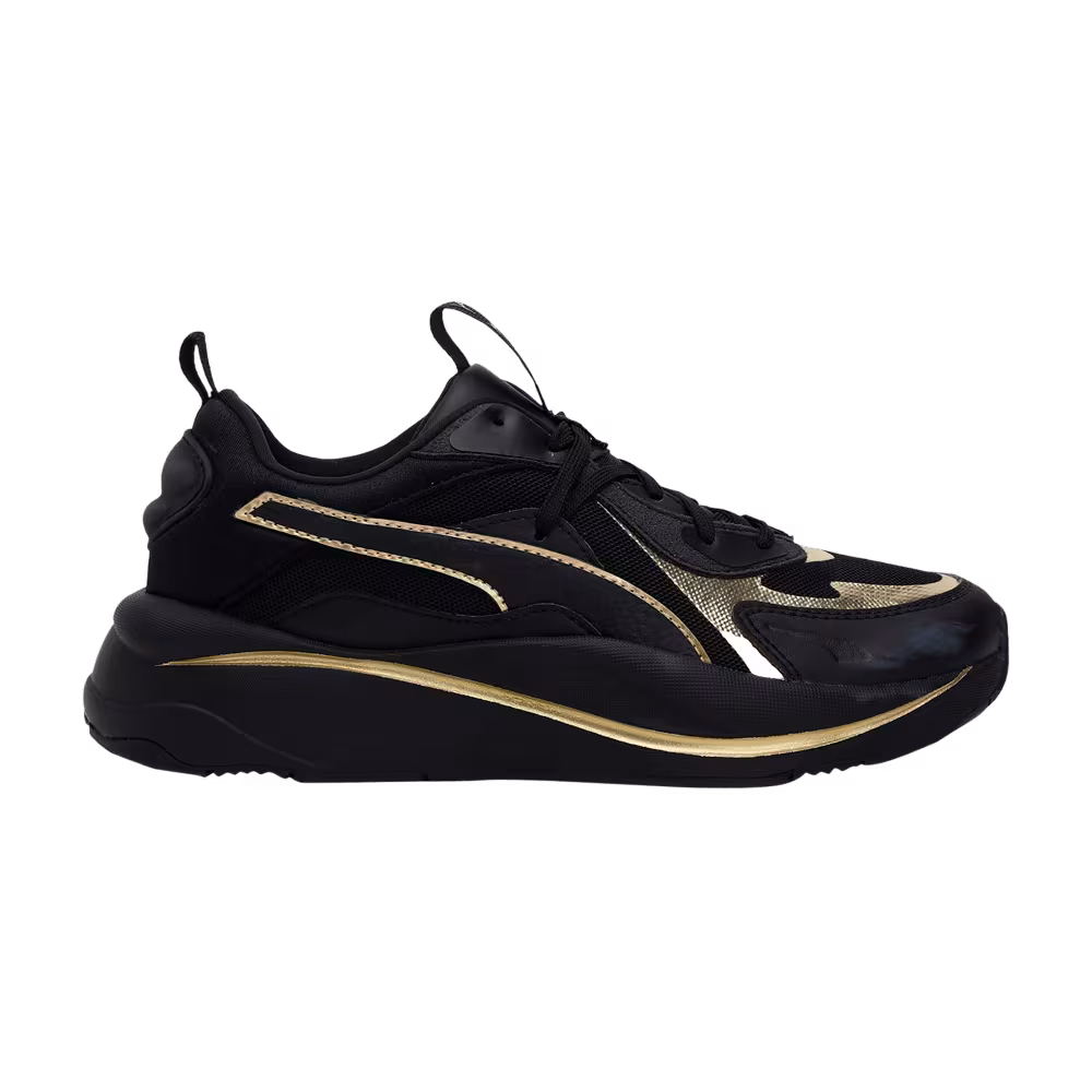 Puma Women's RS-Curve Glow Black Team Gold