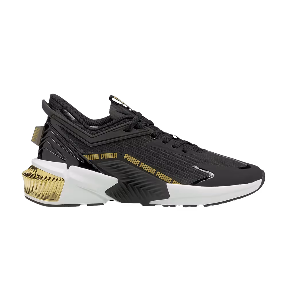 Puma Women's Provoke XT FTR Moto Black Team Gold