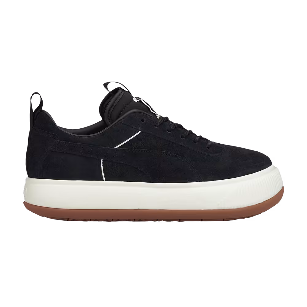 Puma Women's Suede Mayu Black Whisper White