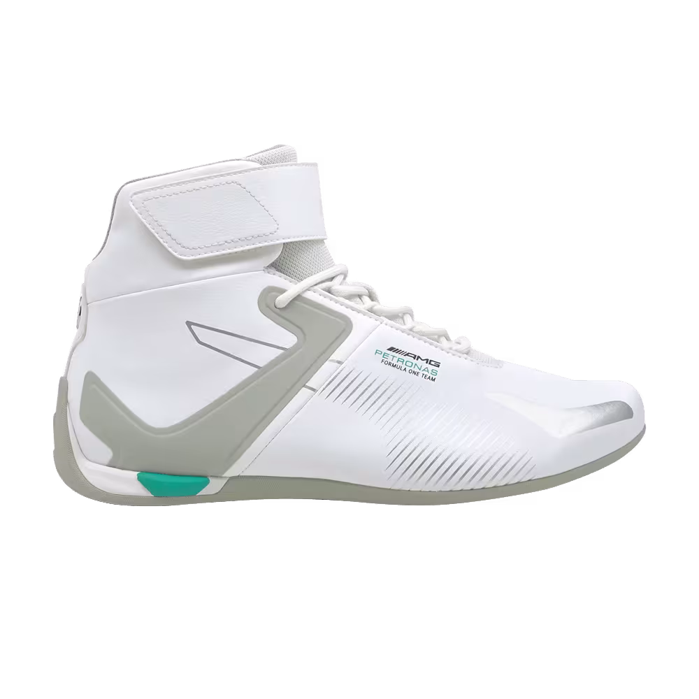 Mercedes-AMG Petronas Motorsport F1 x Puma A3ROCAT Mid White Spectra Green