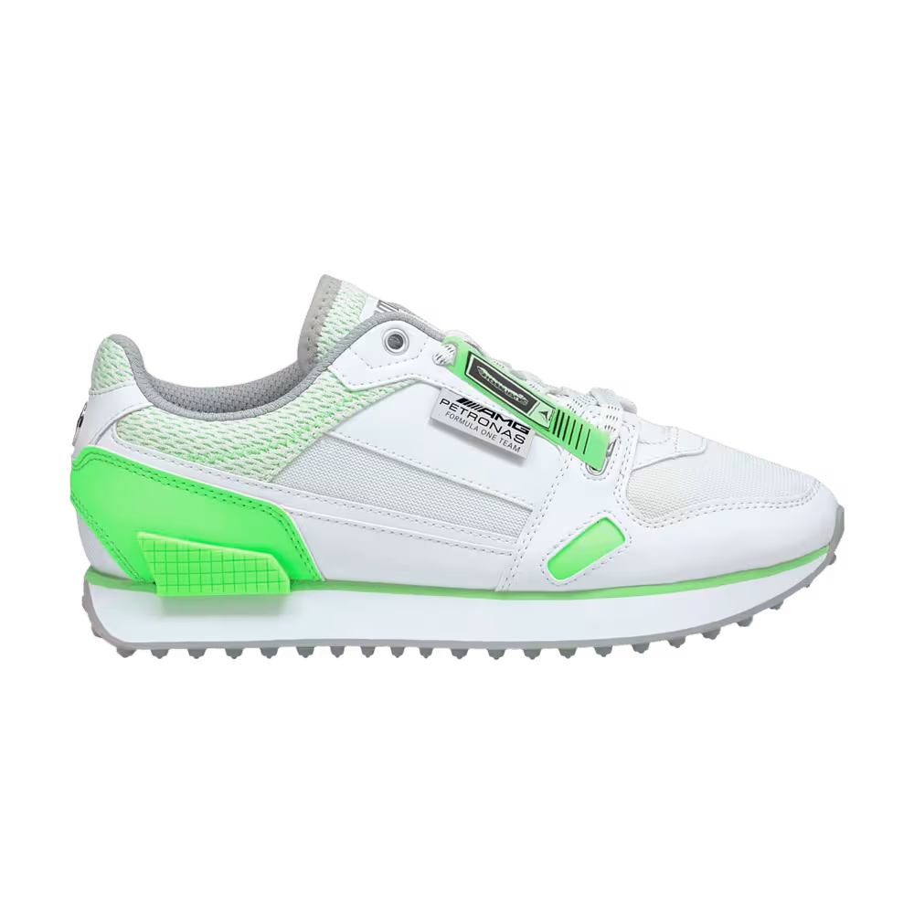 Mercedes-AMG Petronas F1 x Puma Women's Mile Rider White Elektro Green