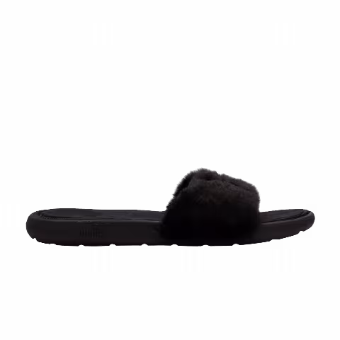 Puma Wmns Cool Cat Fluffy Slides 'Black'