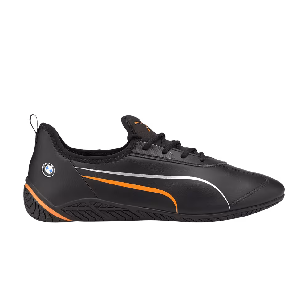 BMW Motorsport x Puma Women's Ridge Cat Black Vibrant Orange
