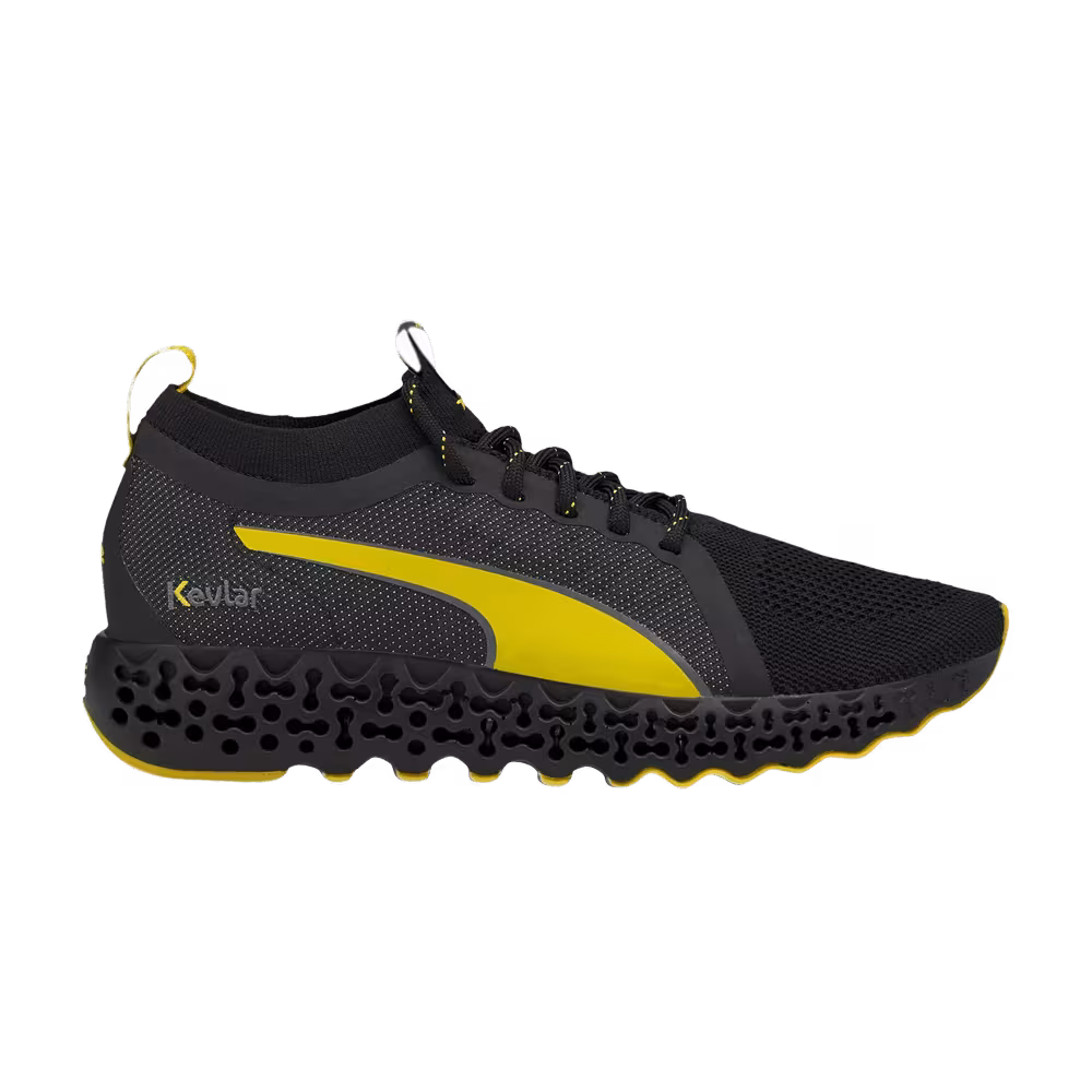 Kevlar x Puma Calibrate Runner Black Super Lemon