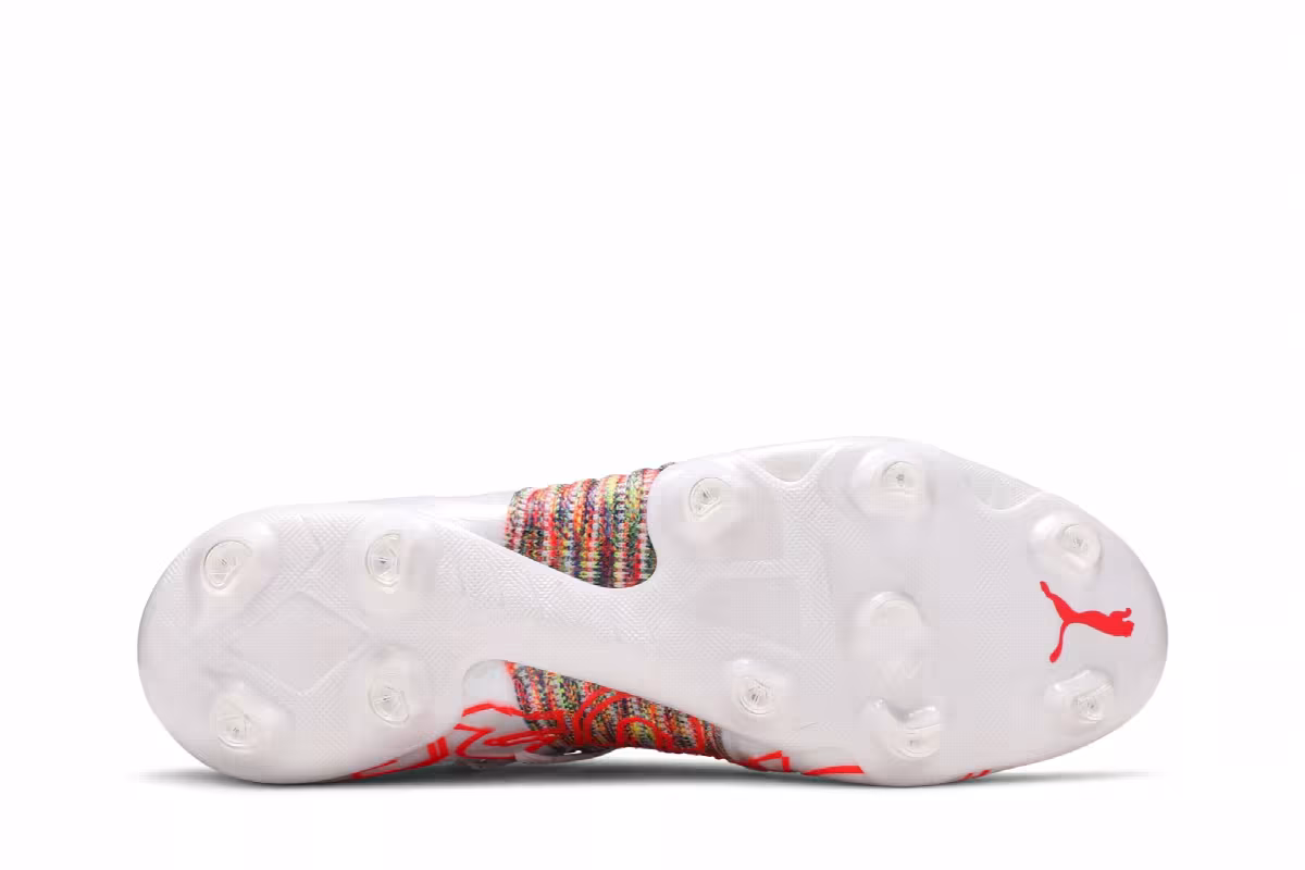 Puma Future Z 1.1 FG AG White Red Blast, view 5