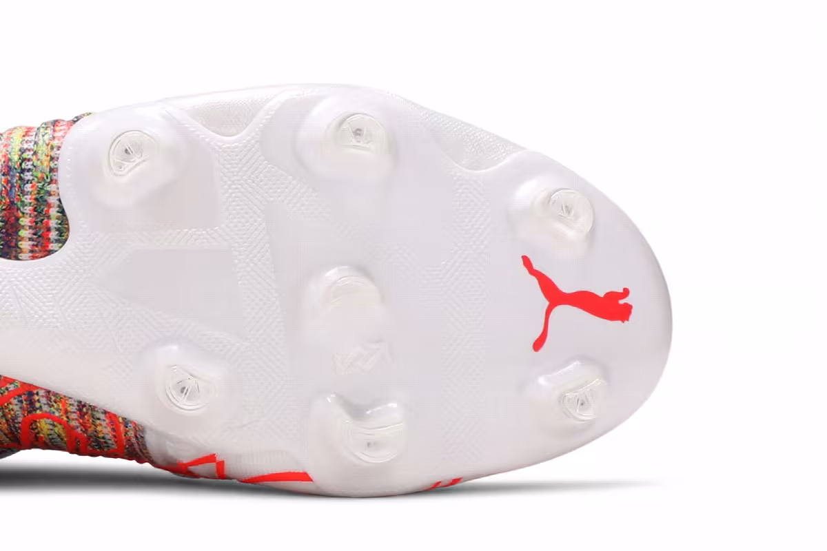 Puma Future Z 1.1 FG AG White Red Blast, view 6