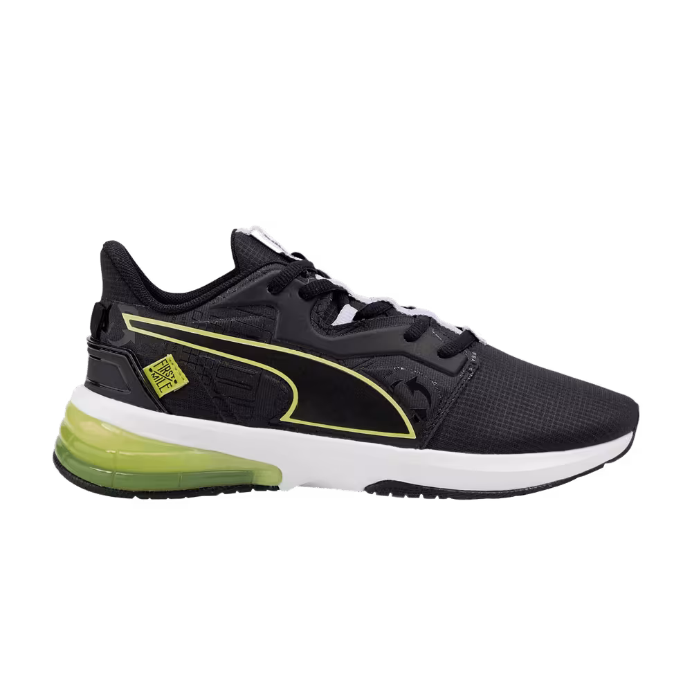 First Mile x Puma Women's LVL-UP Black Soft Fluo Yellow