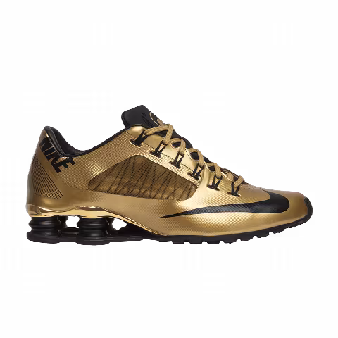 Nike Shox Superfly R4 'Metallic Gold' Sample