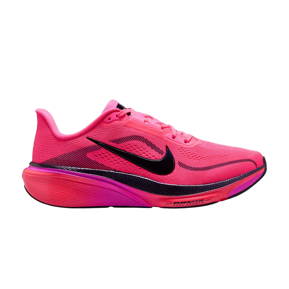 Nike Women's Pegasus 42 Road Hyper Pink Laser Crimson Fuchsia Blast Black