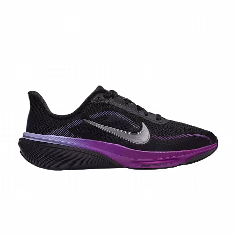 Nike Pegasus 42 Road GS 'Black Persian Violet Vivid Purple Metallic Silver'