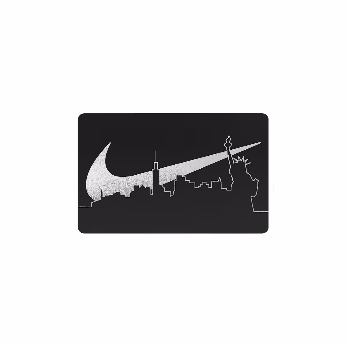 Nike Gift Card Mailed In a Mini Shoebox Black