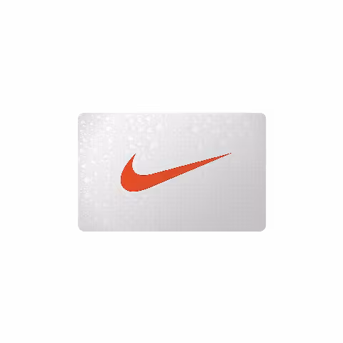 Nike Gift Card Mailed In a Mini Shoebox 'White'
