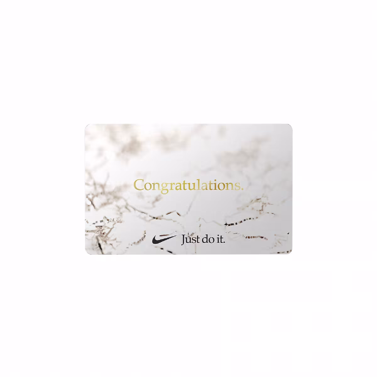 Nike Gift Card Mailed In a Mini Shoebox White, view 2