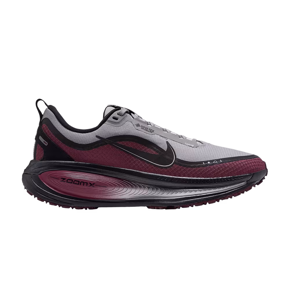 Nike Women's Vomero 18 GORE-TEX Road Light Smoke Grey Pink Smoke Metallic