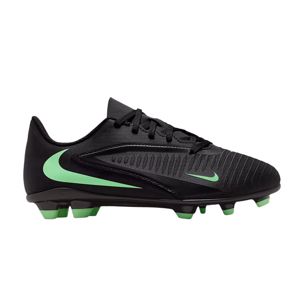Nike Jr. Phantom 6 Low Club Mg GS Black Black Illusion Green