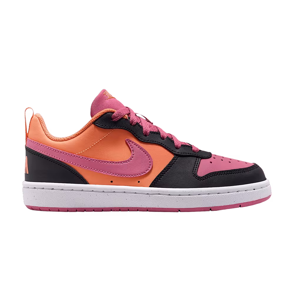 Nike Court Borough Low Recraft GS Orange Frost Black Peony Peony