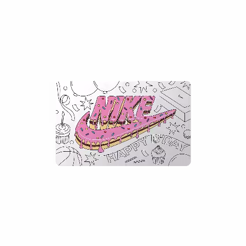 Nike Digital Gift Card Emailed In Approximately 2 Hours Or Less 'Pink'
