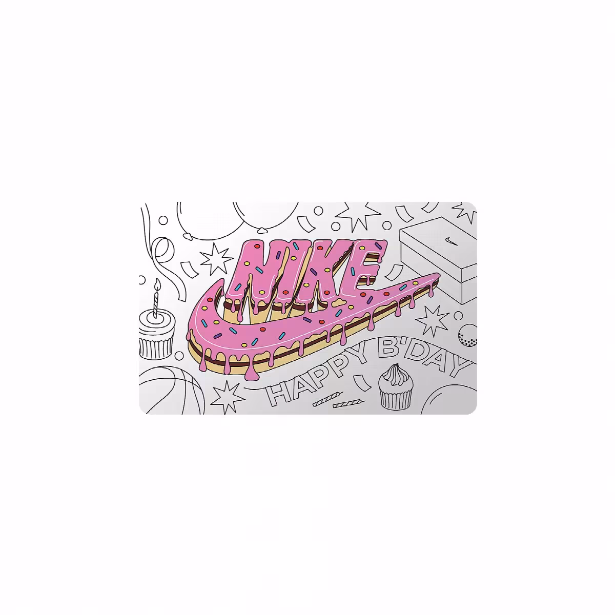 Nike Digital Gift Card Emailed In Approximately 2 Hours Or Less Pink, view 2