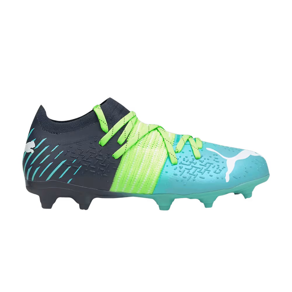 Puma Future Z 3.2 FG AG Big Kid Green Glare Elektro Aqua