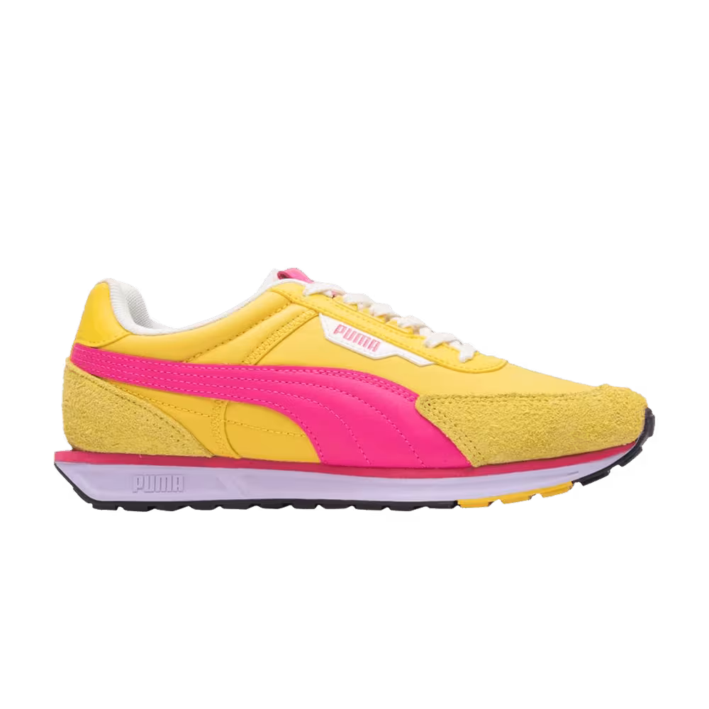 Puma Women's Low Rider Vintage Super Lemon Glowing Pink