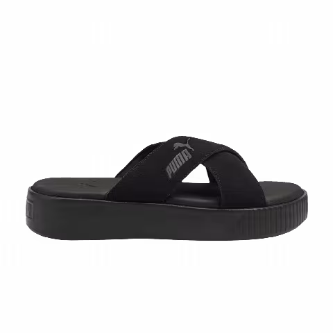 Puma Wmns Platform Suede Slide 'Black'
