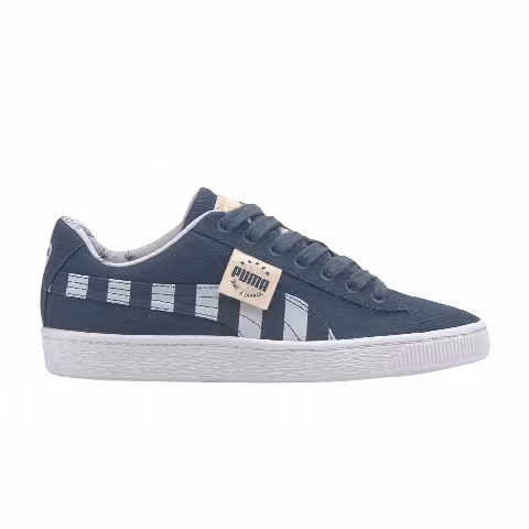 Puma Basket Canvas Jr 'TIme 4 Change - Dark Denim'