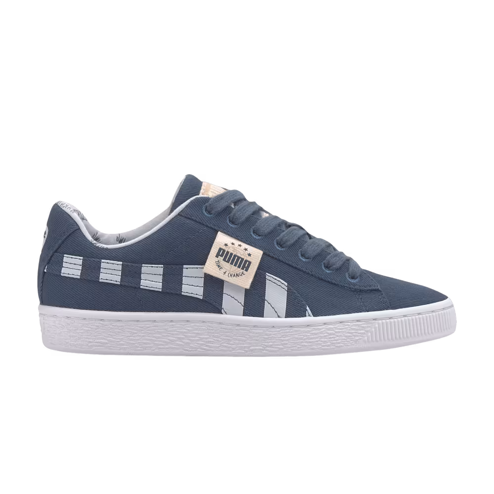 Puma Basket Canvas Jr TIme 4 Change - Dark Denim