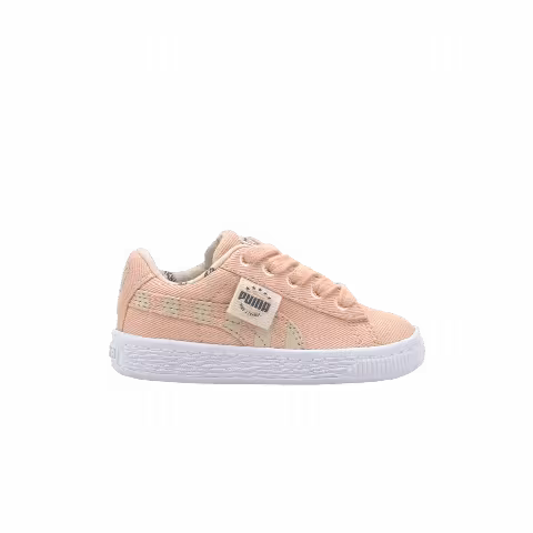 Puma Basket Canvas Infant 'Time 4 Change - Pink Sand'