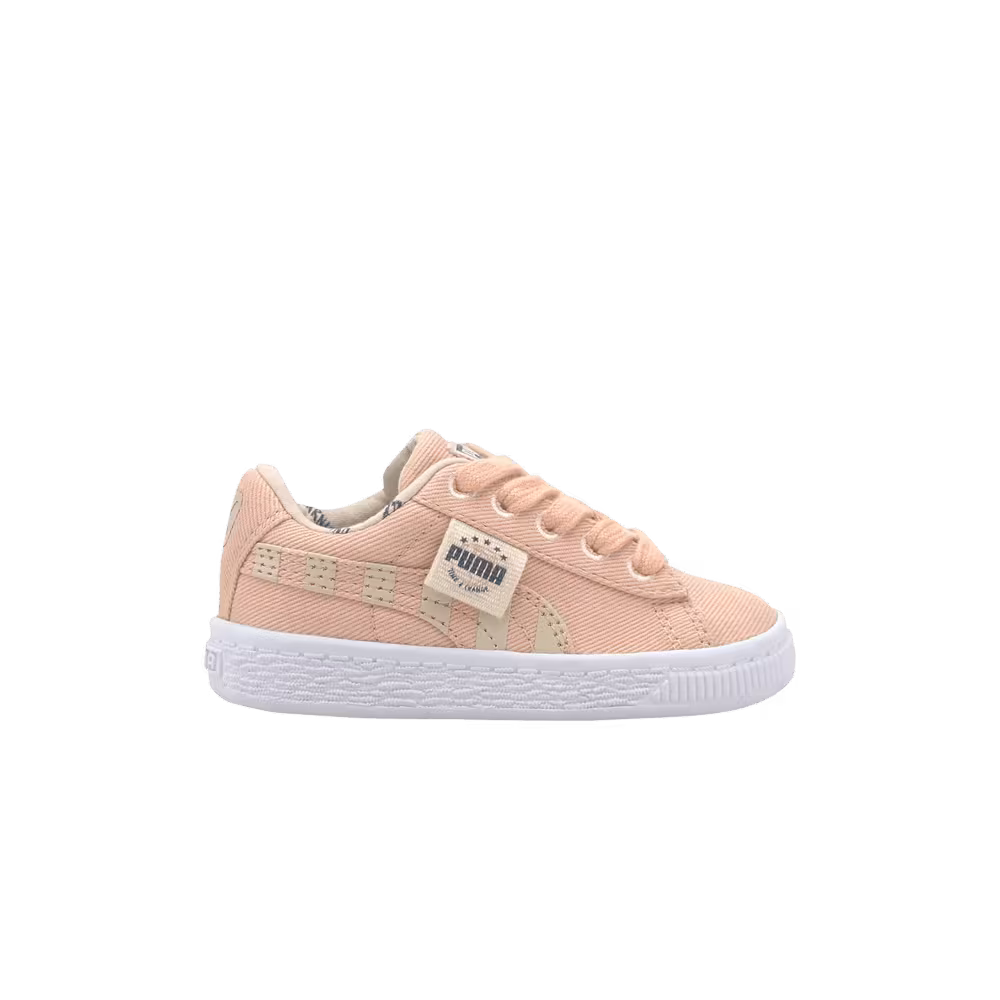 Puma Basket Canvas Infant Time 4 Change - Pink Sand
