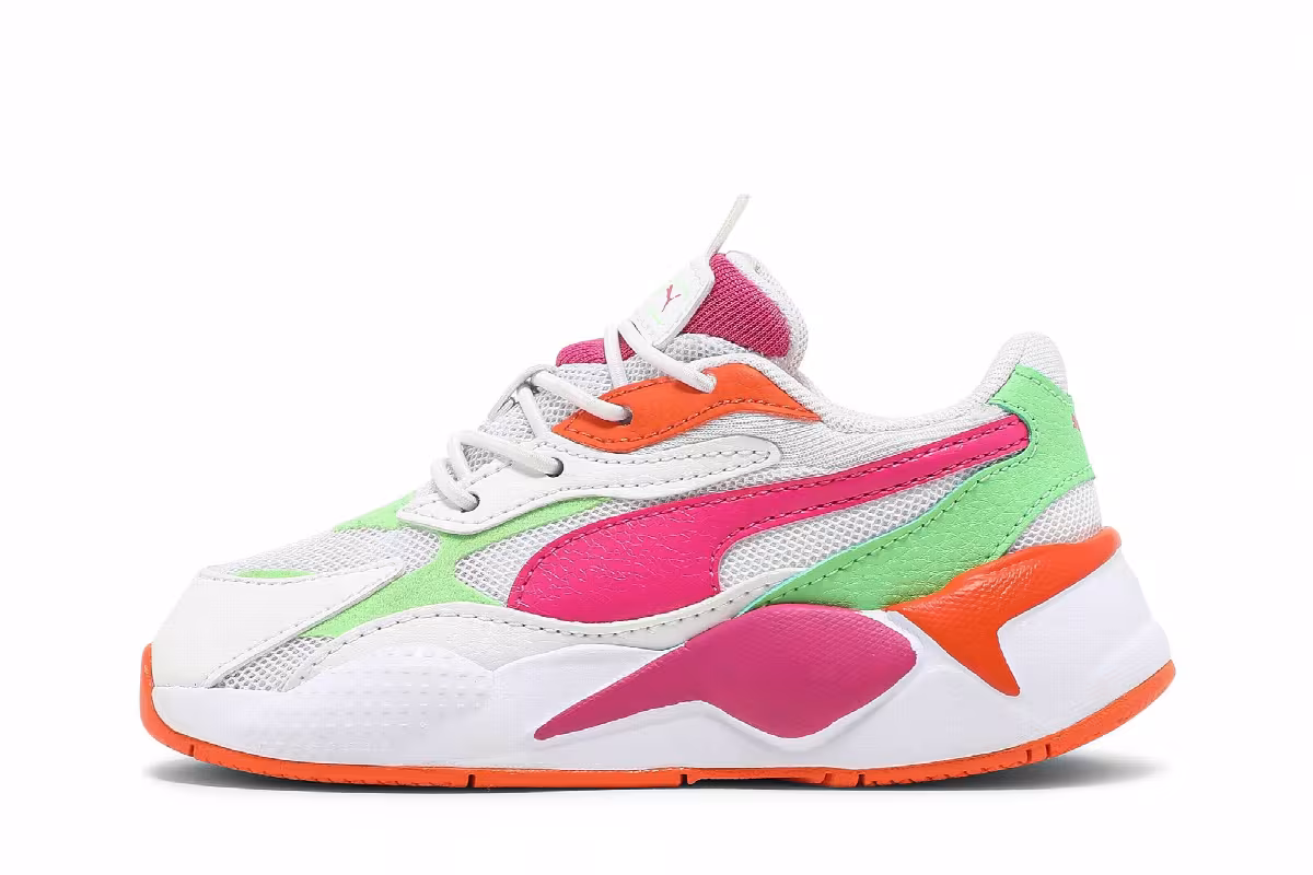 Puma RS-X3 Crazy Infant White Multi-Color, view 4