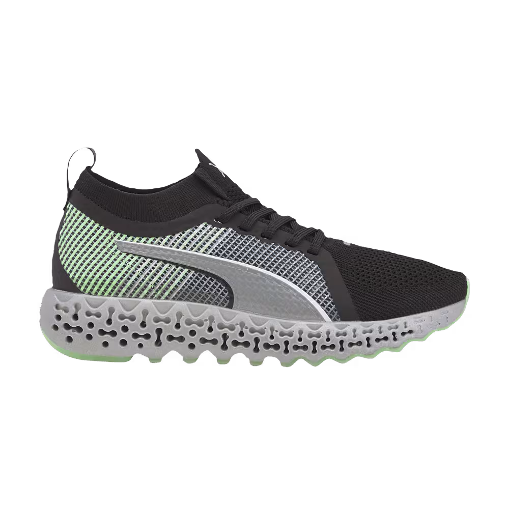 Puma Women's Calibrate Runner Black Elektro Green