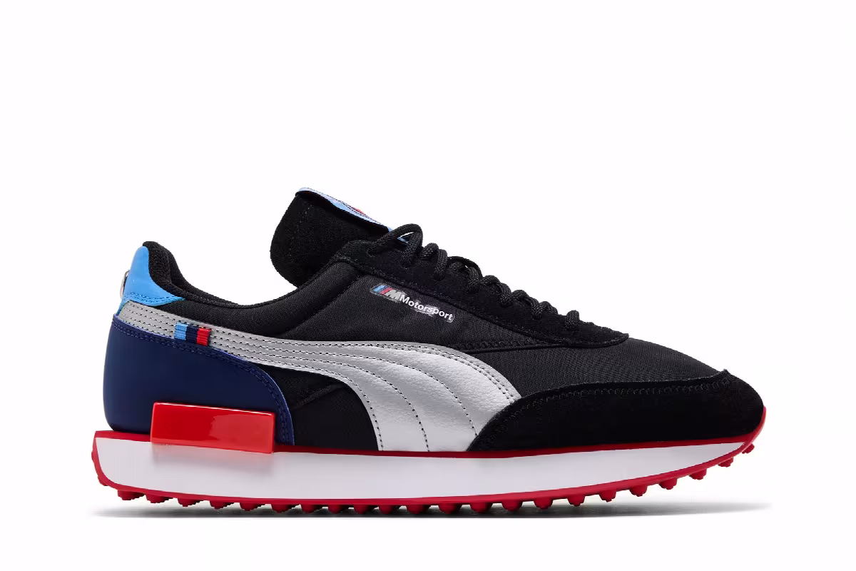 BMW MMS x Puma Future Rider ​Black High Risk Red, view 2